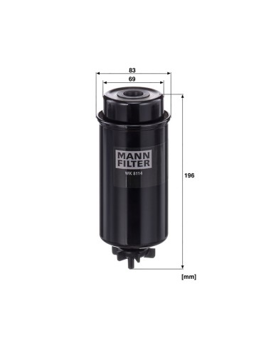 ΦΙΛΤΡΟ ΠΕΤΡΕΛΑΙΟΥ WK8114 MANN